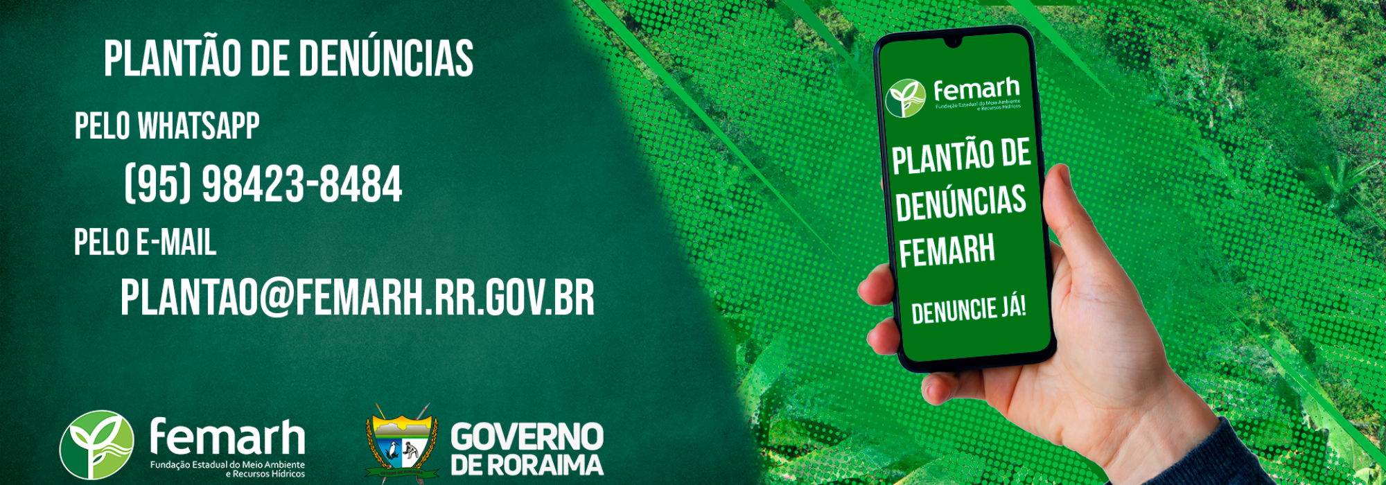 Plantão de denúncias Femarh
